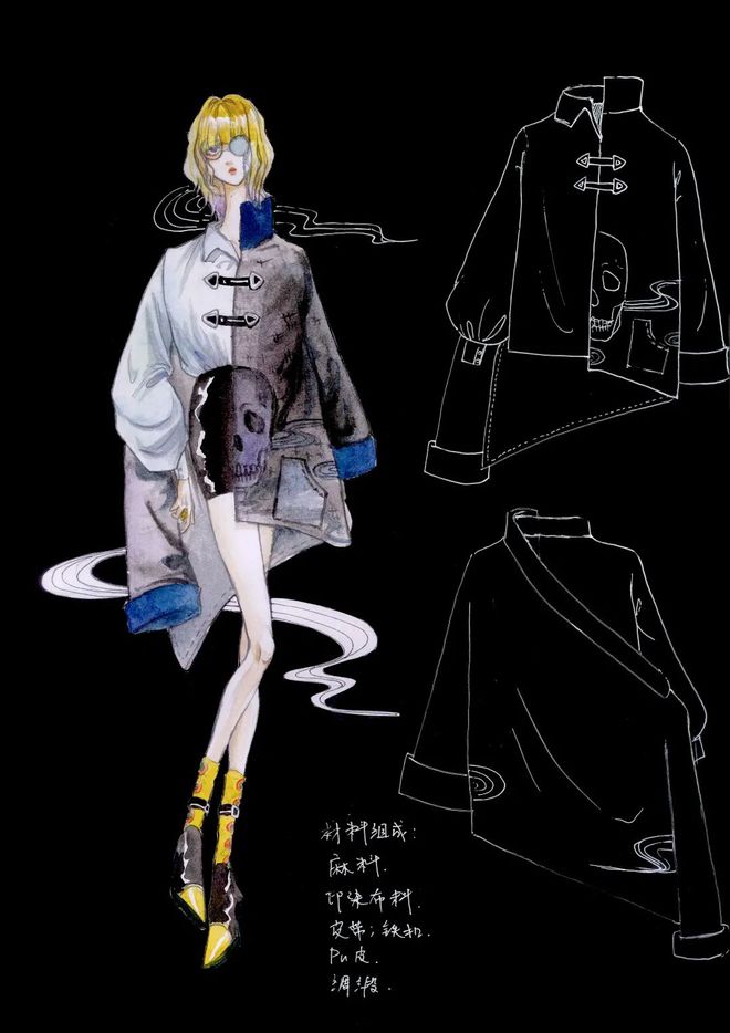 該看！服裝設(shè)計(jì)效果圖師生作品成果展 創(chuàng)意與技藝的交織盛宴